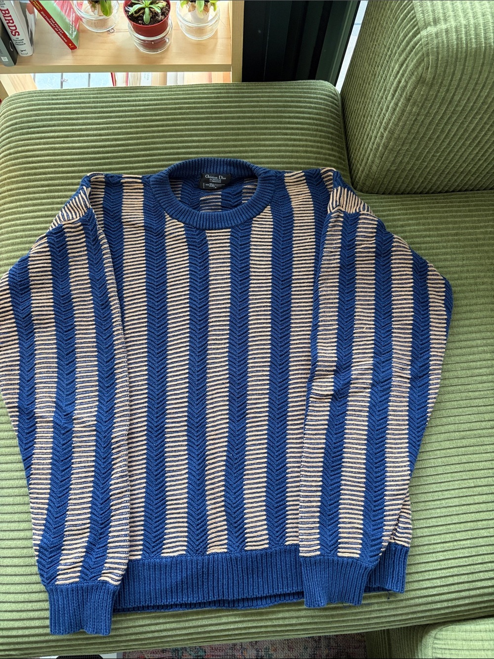 Vintage Christian Dior Monsieur 90’s striped sweater